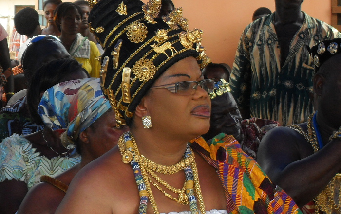 The queen mother of the Abura State
